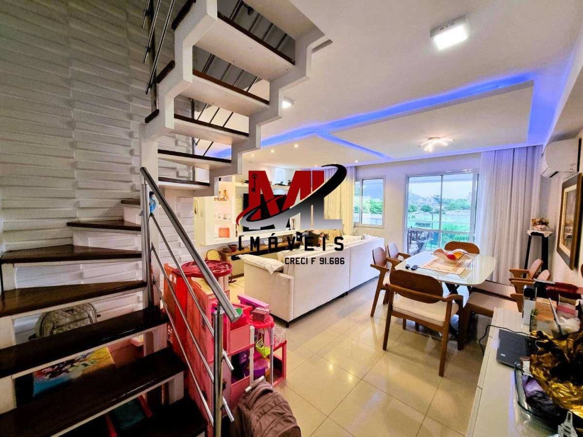 Cobertura magnífica duplex 3 Quartos, 160 m² sol da manhã no Barra Village House & Life - Recreio - MLeão Imóveis